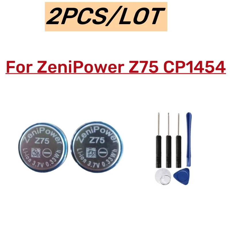 Z75 Battery CP1454 for Sony WF-SP800 For Samsung Gear IconX 2018 for Galaxy Buds + Plus Buds Live SM-R140 TWS Earphone ZeniPower