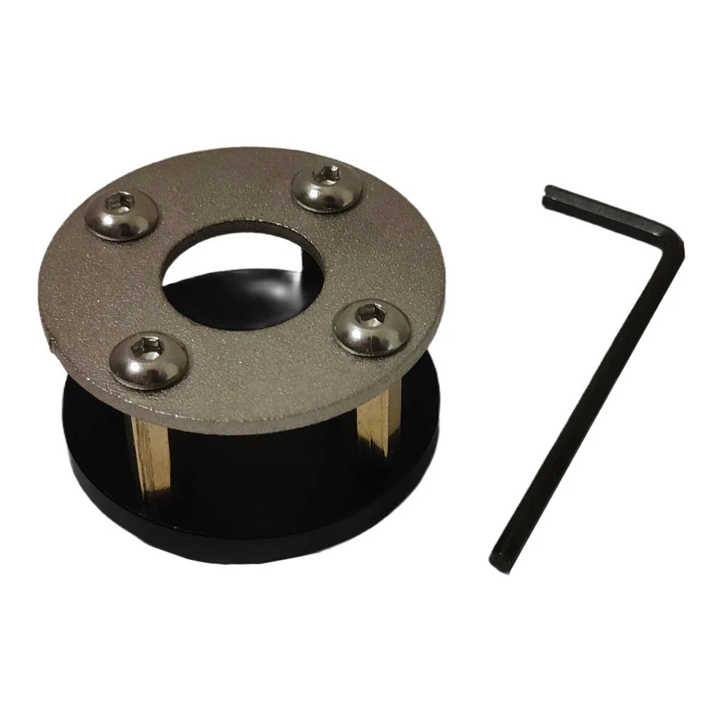 1pc 1/4 Inch 3/8 Inch Thread Antenna Base Tripod Antenna Mounting Bracket Portable Outdoor M-Tube Antenna Base UV+Shortwave