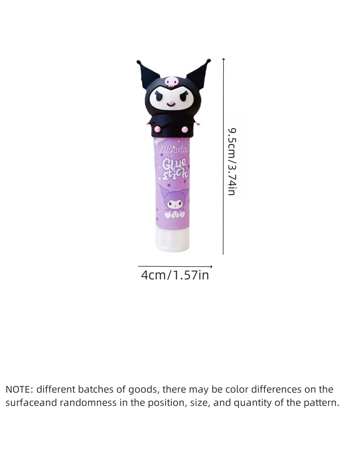 1 unidad de pegamento sólido HelloKittys My Melody Kuromi, bonito manualidades Diy, modelo giratorio, suministros para adolescentes y adultos