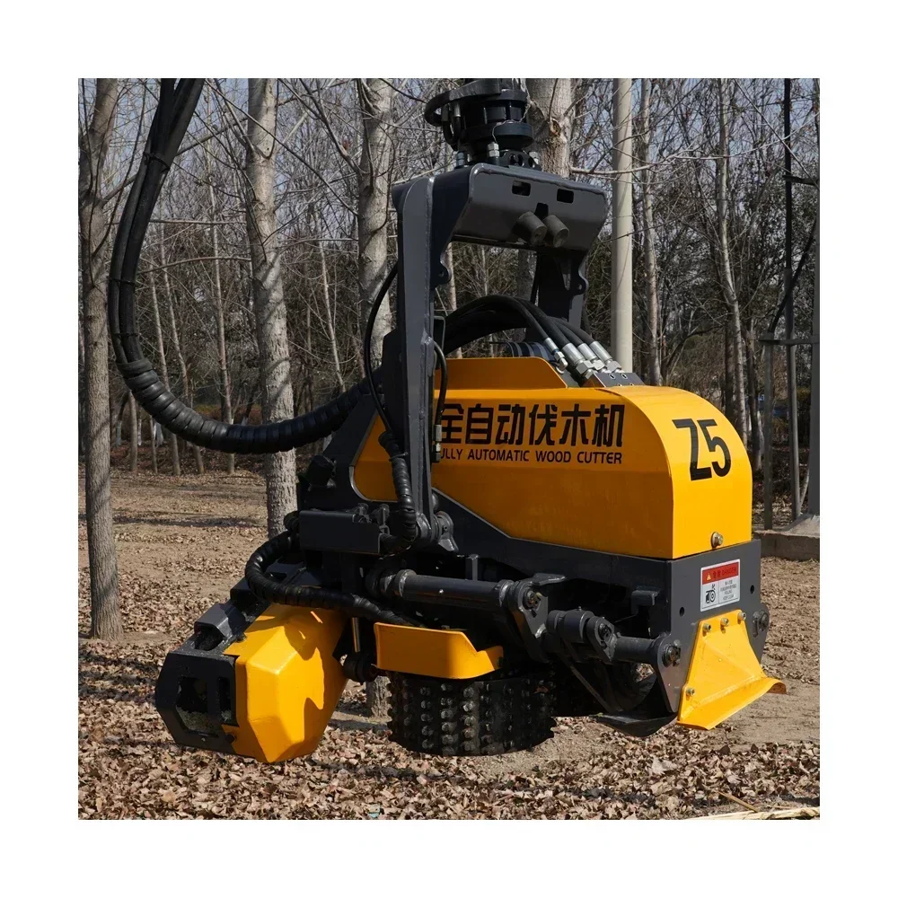 

Ray Rotating Tree Shear Harvester For Excavator / Hydraulic Wood Cutter With Grapple
