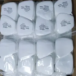 20/100pcs PM 2.5 Dustproof5N11 Cotton Filters Replaced For 6200/7502/6800 Filters Gas Dust Mask Spraying Painting Accessories