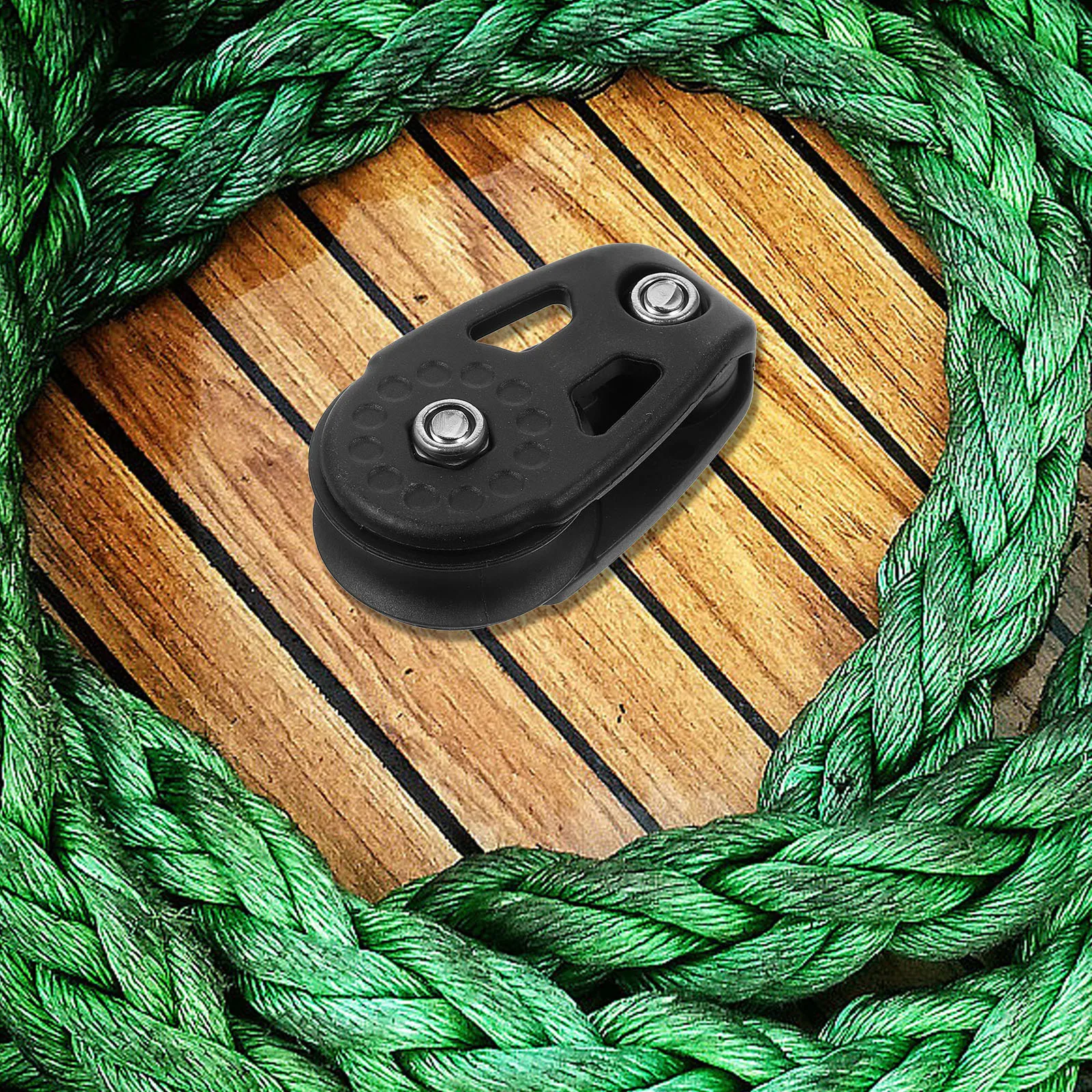 

2Pcs Anchor Trolley Kit: Kayak Pulley Fitting with Rope Pulley Block for Yacht Canoe Universal Compatibility Outdoor Adventures