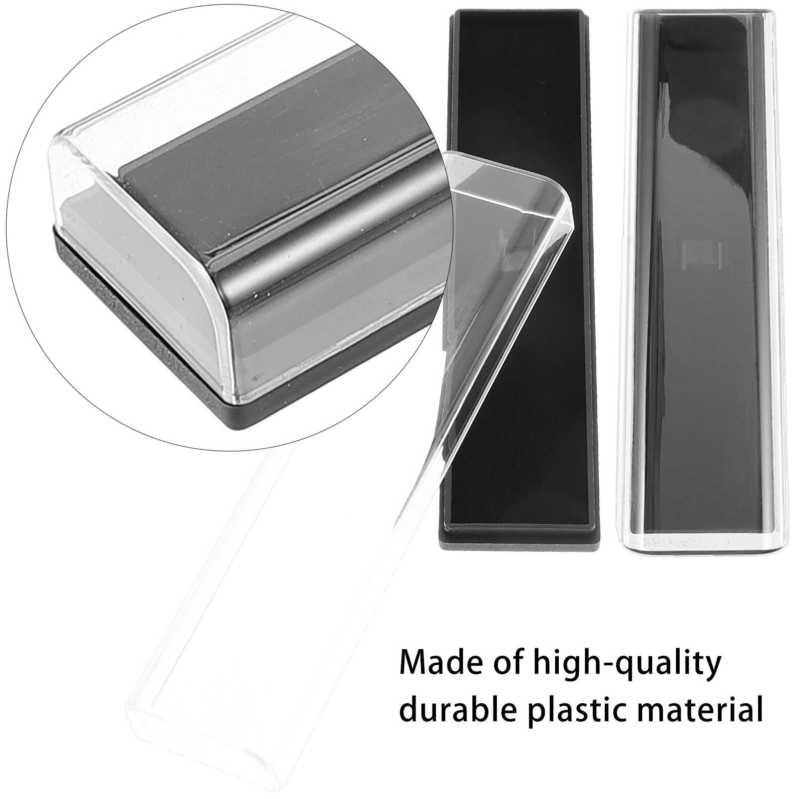 

10 Pcs Transparent Pencil Case Holder Box Clear Container for Storage Plastic Cases Gift