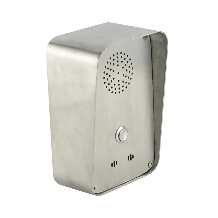 Stainless Steel Faceplate Emergency and Daily Communication SOS Intercom Telephone