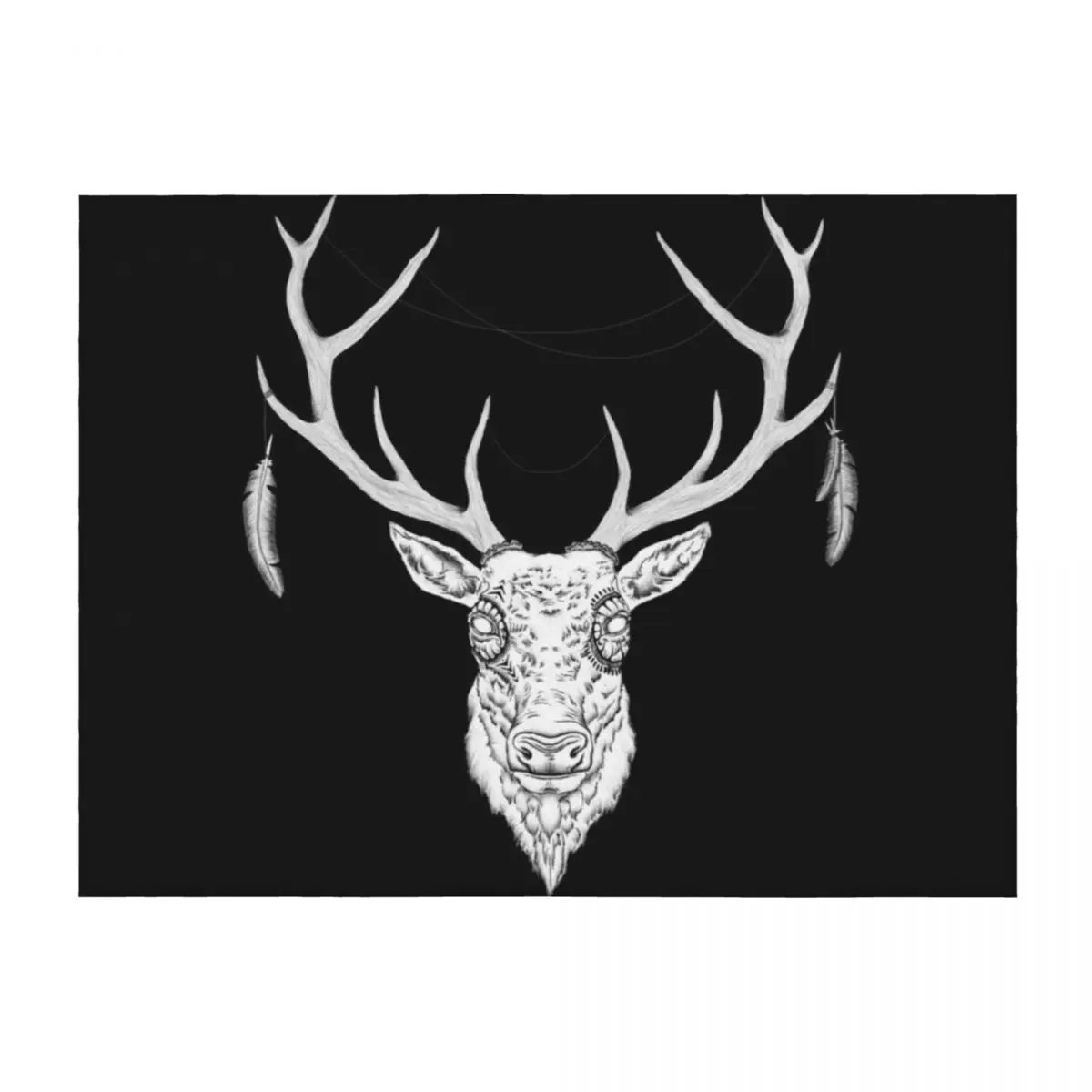 

Spirit deer Throw Blanket Fashion Sofas Blankets For Sofas for babies Winter beds Blankets