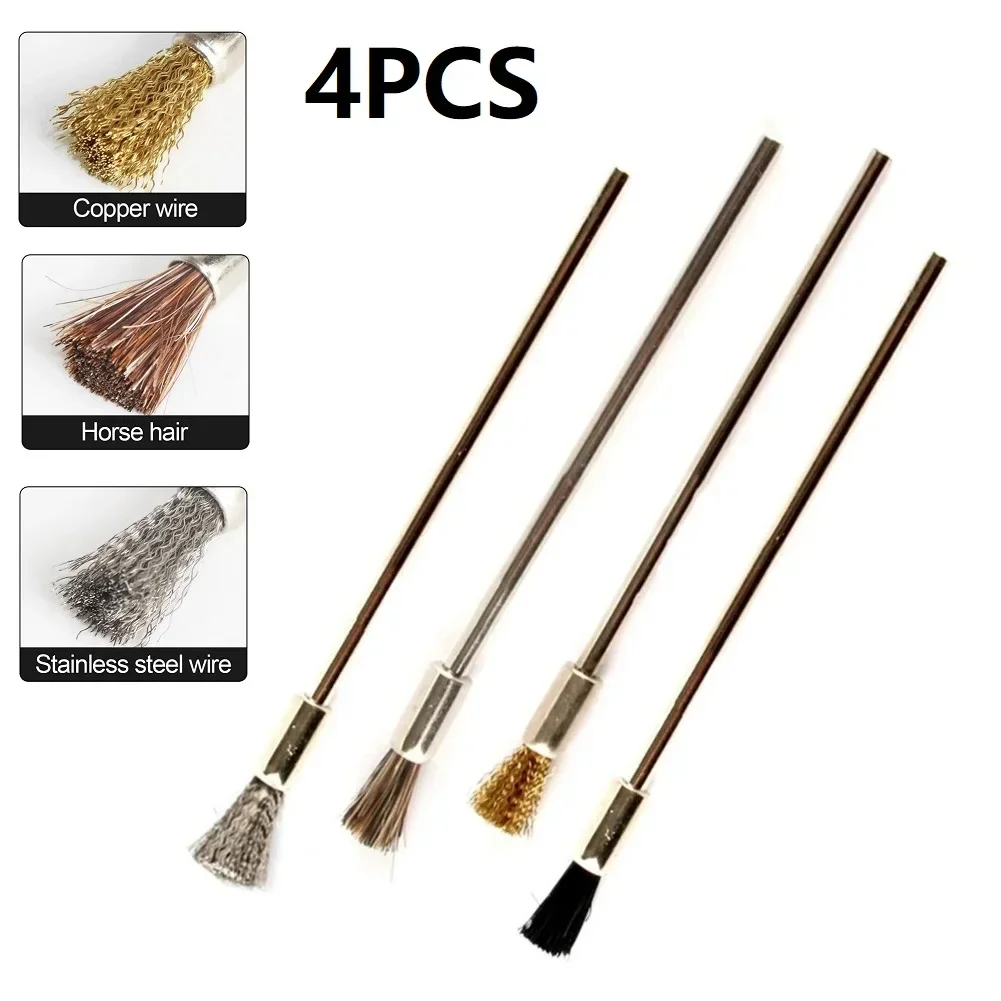 Steel Wire Wheel Brush Rotary Tool Polishing Brush Home Rust Cleaning Tool 100mm Drill Rotary Tools Metal Rust Removal Polishing