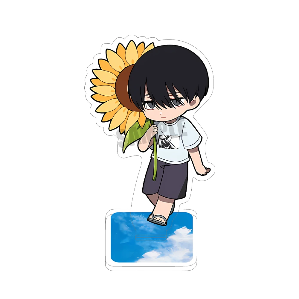 The Summer Hikaru Died Acrylic Standee Chibi Figure Hikaru Yoshiki Q Version Model Horror Manga Merch Desk Display Collectible view 4
