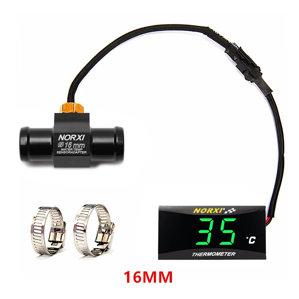 Motorrad-Wassertemperatur-Minimessgerät für XMAX250 300 NMAX CB 400 CB500X Sensor Thermometer Temp Gauges Scooter Racing