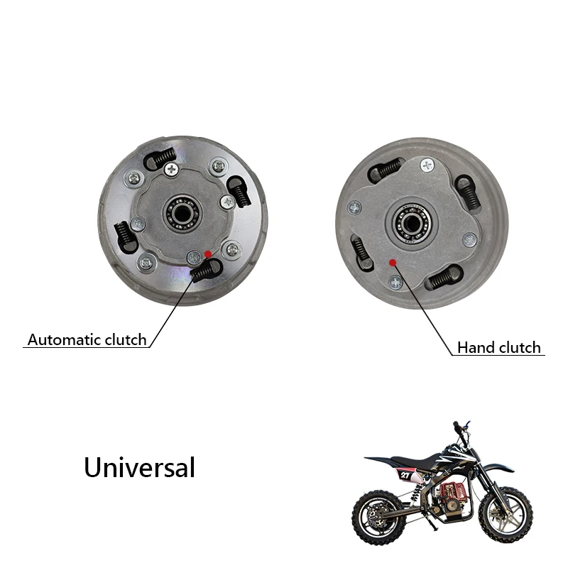 

Запчасти для мотоциклов, инструменты, горизонтальный стартер, двигатель, 3 диска, ручной комплект сцепления для мотоциклов от 50 до 125 куб.см, аксессуары для мотокросса