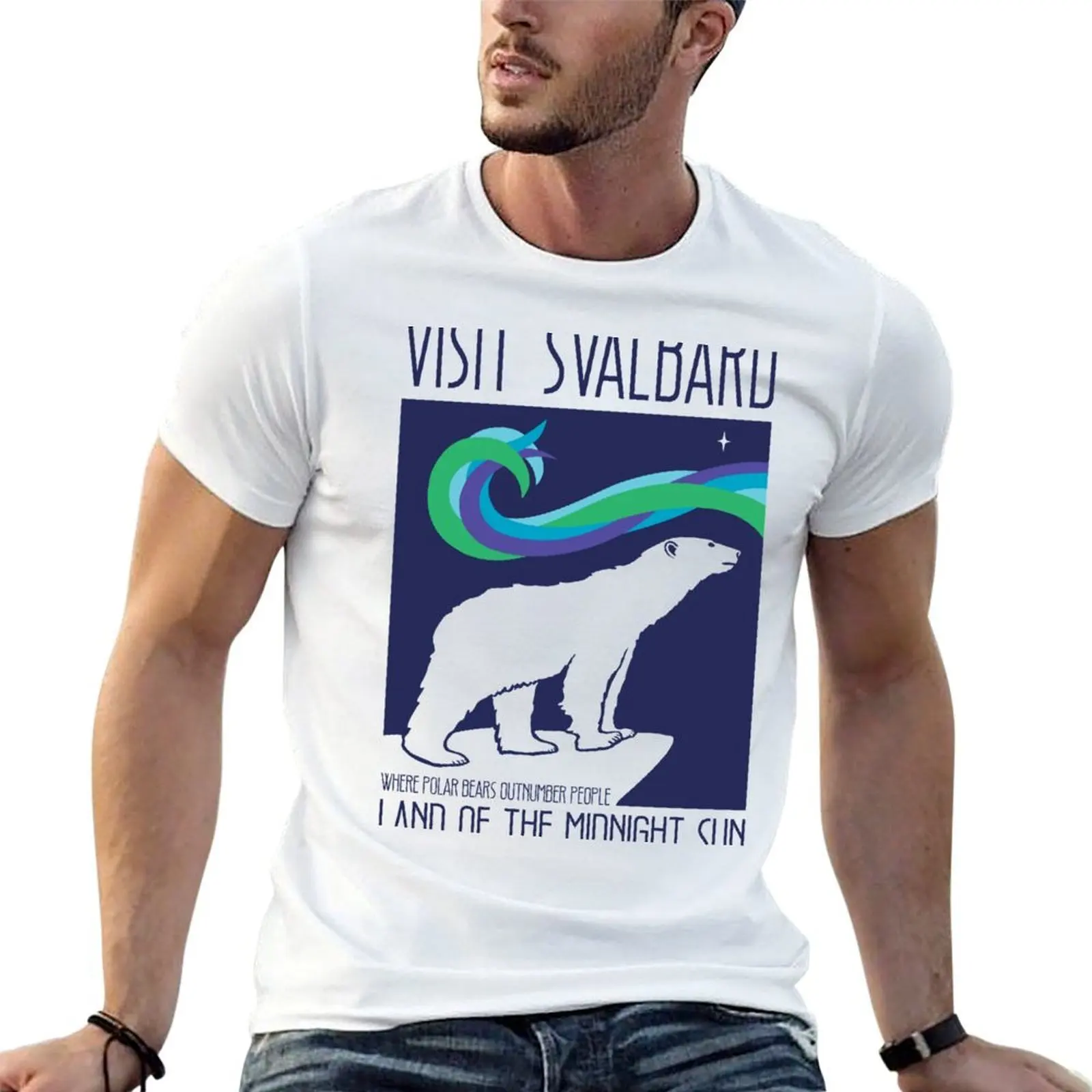 

Visit Svalbard T-Shirt man tshirt essential t shirt t shirt man designer T-Shirt