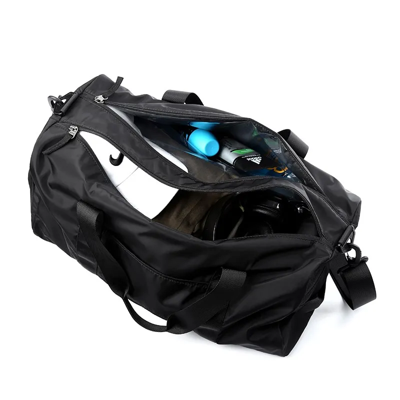 Travel Bag Men Luggage Waterproof Shoulder Handbags Large Capacity Casual With Shoe Compartment Dry Separation For Short Trip