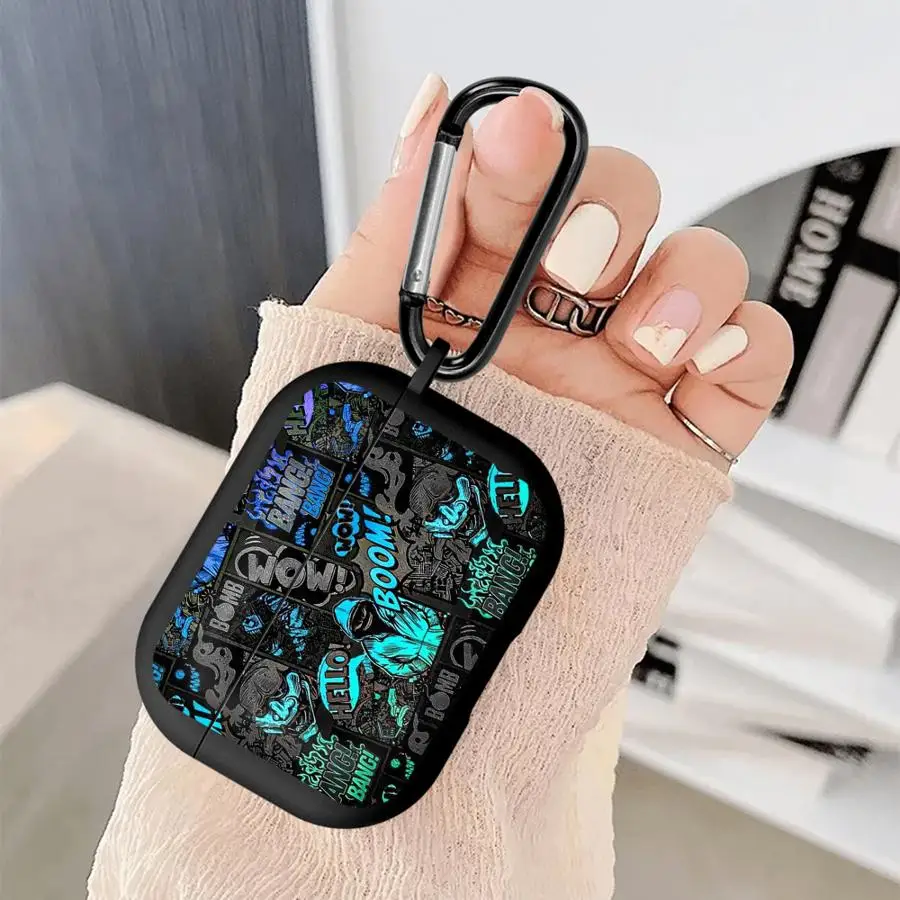 

Case For Airpods 1 Pro 2 Pro3 3 4 Pro2 Earphone Cases Cover Cool Boom Man