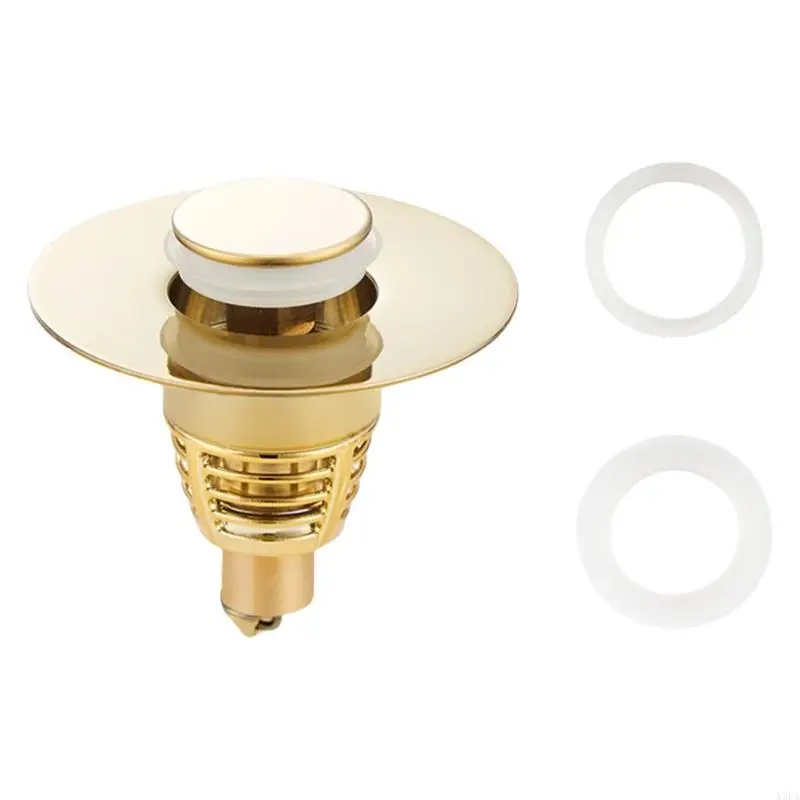 X9FA Chromes Bathroom Sink Stoppers Replacement for Standard American Basins