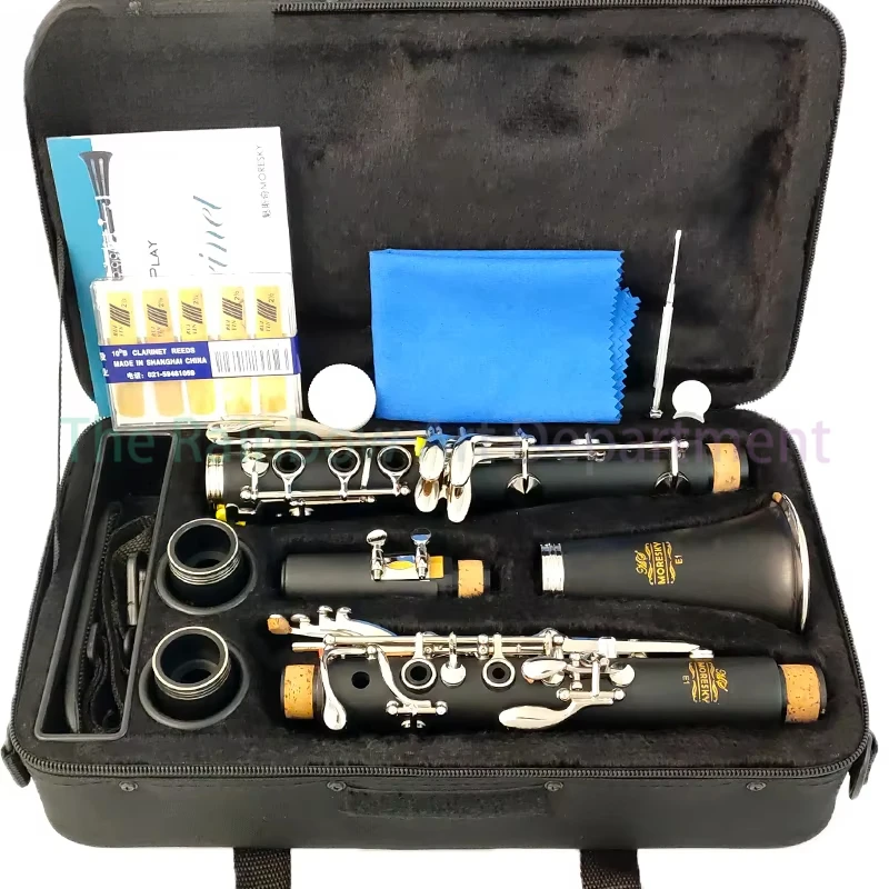 Bb Clarinet 17 Keys Sib Klarnet /ABS Color Body Material Clarinet