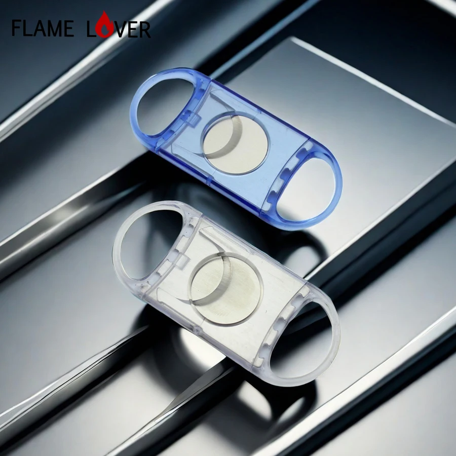 

Flame Lover Cuba Cigar Cutter Guillotine Puncher Scissors Stainless Steel 2 Blades Men Smoking Accessories Shop Gift Cortapuros
