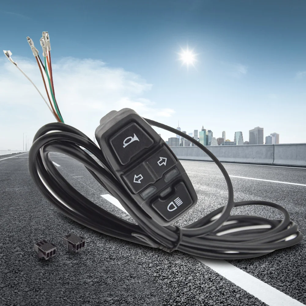 

Светодиодный комплект передних стоп-сигналов для электронного велосипеда, 24/36/48 В, стояк для велосипеда, переключатель фар, аксессуары для задних фонарей для электрического велосипеда