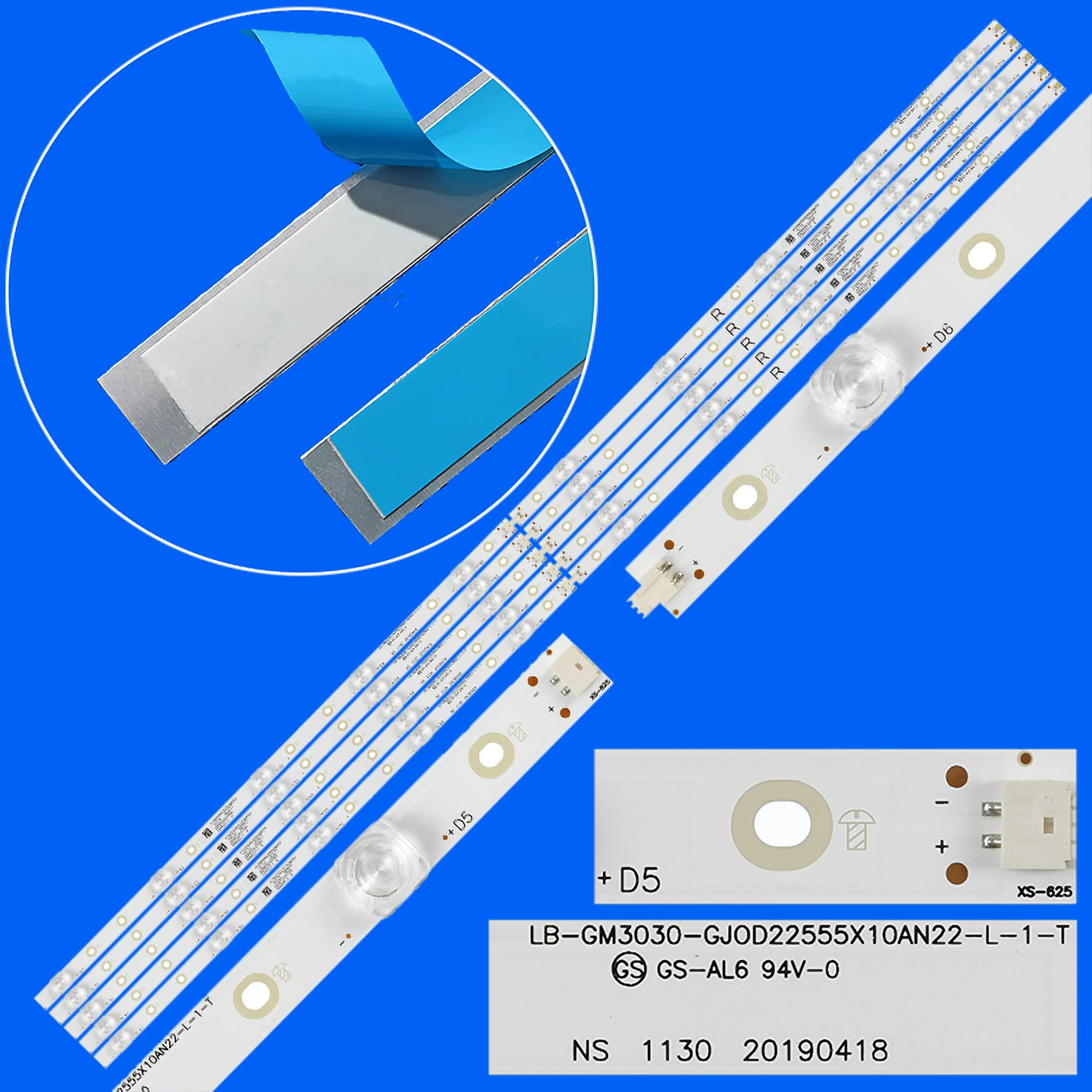 Striscia Di Retroilluminazione A LED Per 55PUS7394/12 55PUS7504/12 55PUS7334/12 55PUS6754/12 55PUS6804/12 55PUS6814/12 55PUS7805/12 55PUS7304/12-image