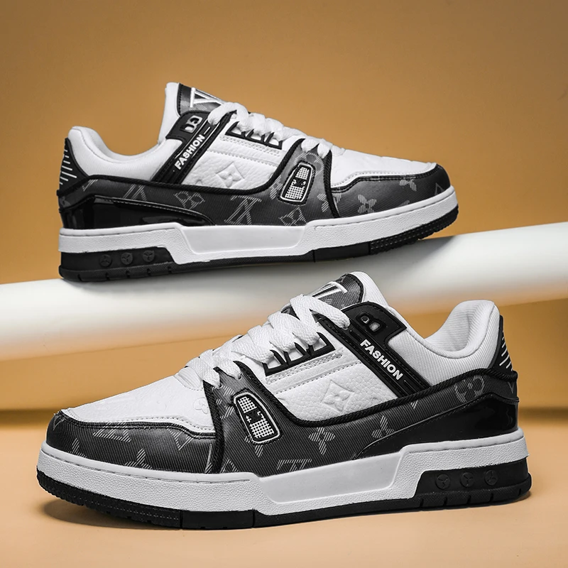 أحذية كلاسيكية عالية الجودة للرجال أحذية تزلج بمنصة منخفضة القطع للرجال ماركات أصلية أحذية رياضية كاجوال فاخرة مصممة للرجال