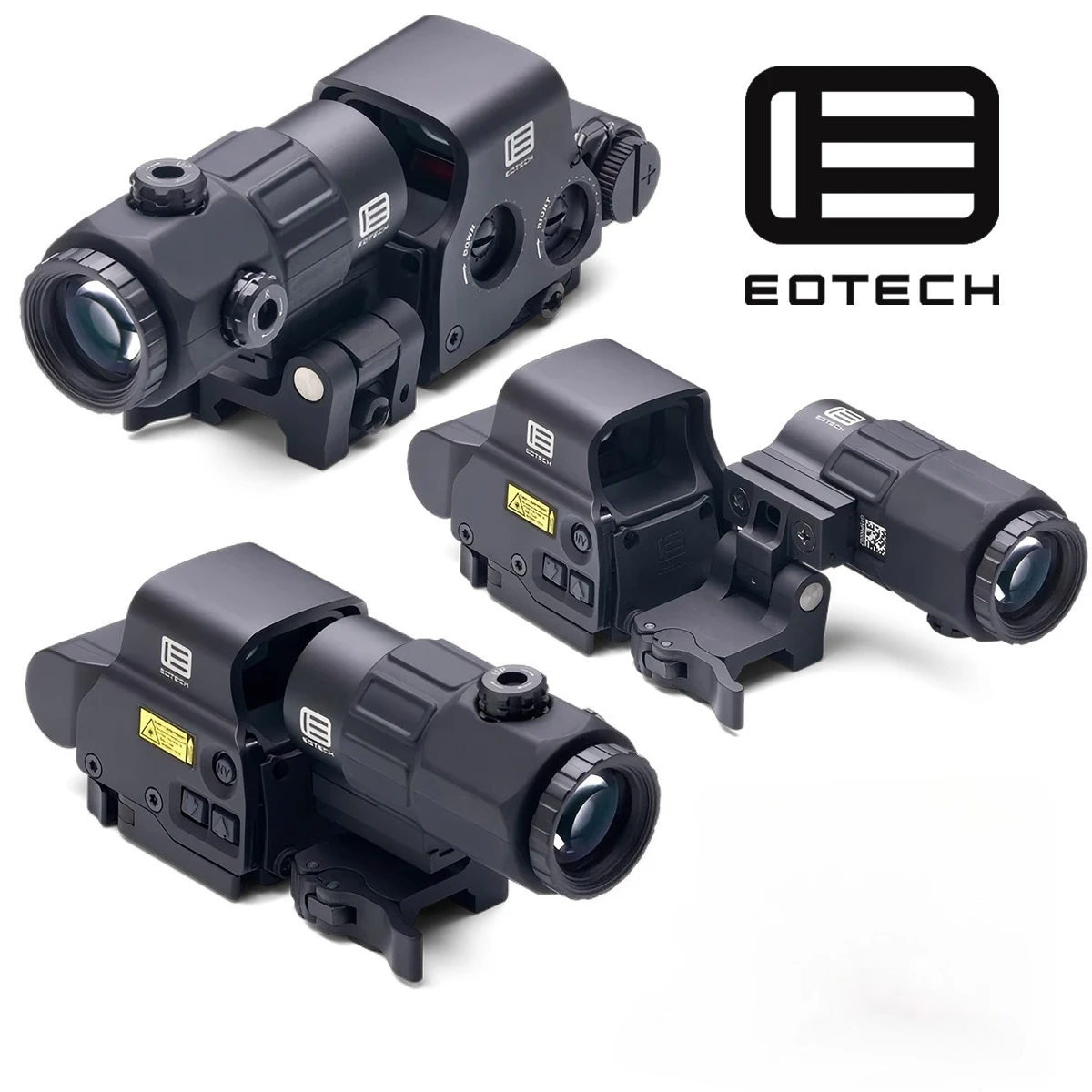 EOTECH 558+G45/G43/G33 Holographic Riflescopes Sight Red Dot Optic Sight Tactical Hunting 20mm Rail UNITY Fast Optic Riser Mount