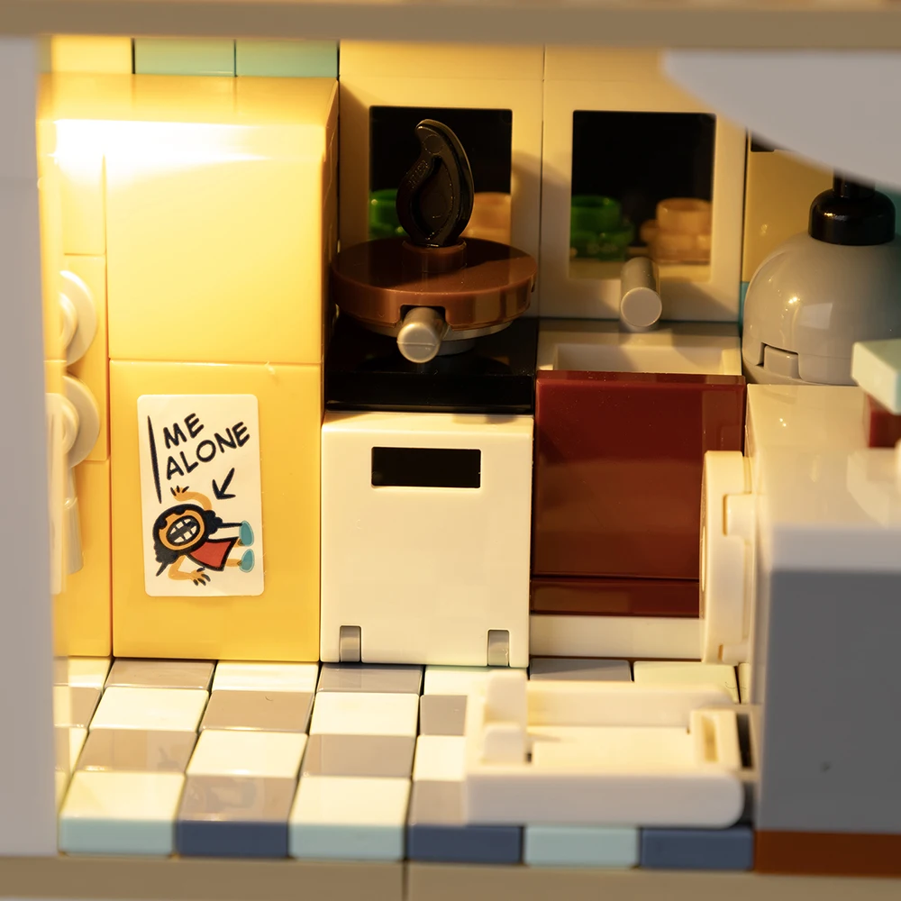 Set di illuminazione per LEGO Lilo e Stitch Beach House non include un blocco di costruzione (solo kit luce LED)