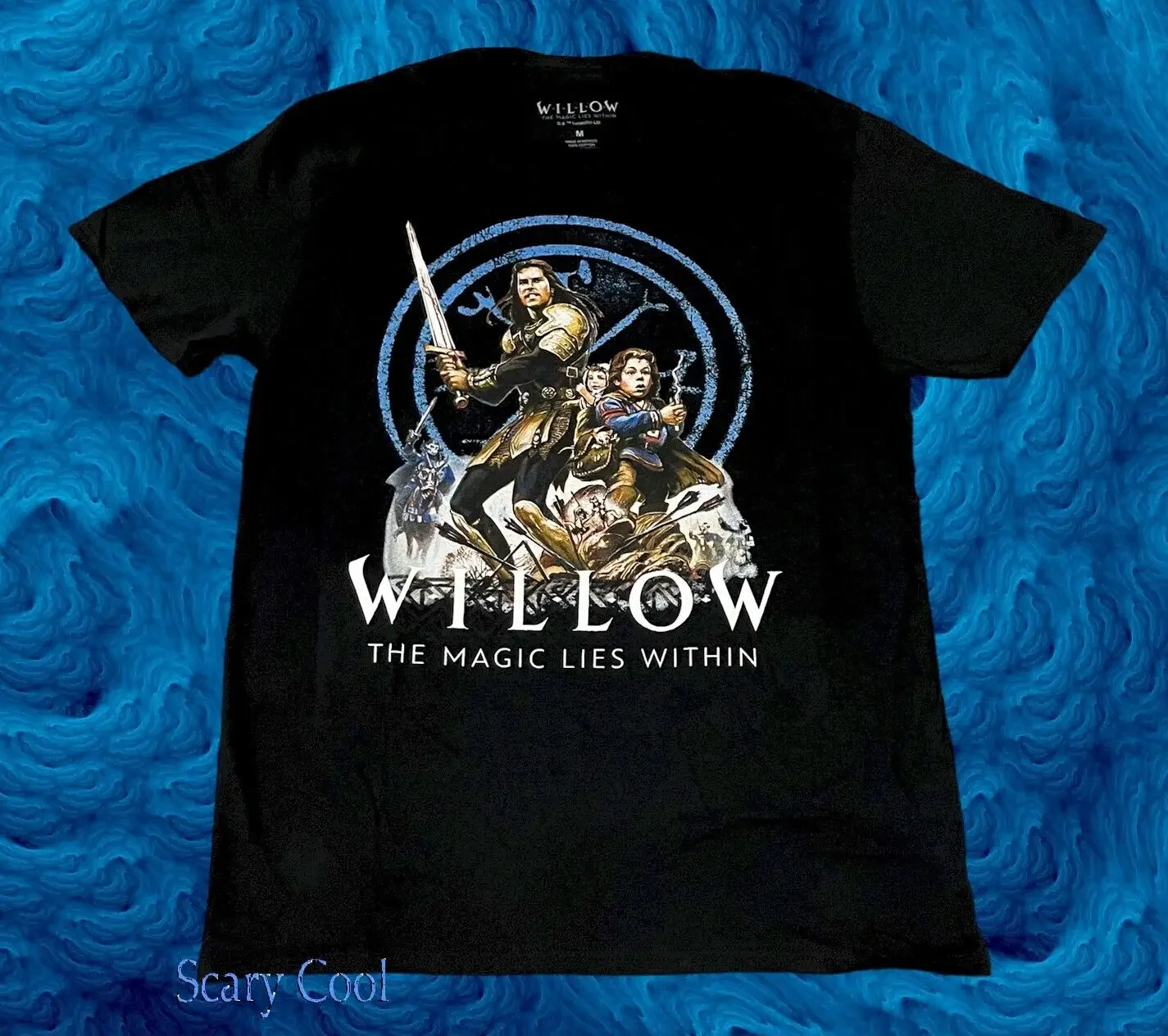 

New Willow The Magic Lies Within Poster 1988 Movie Retro Mens Vintage T-Shirt