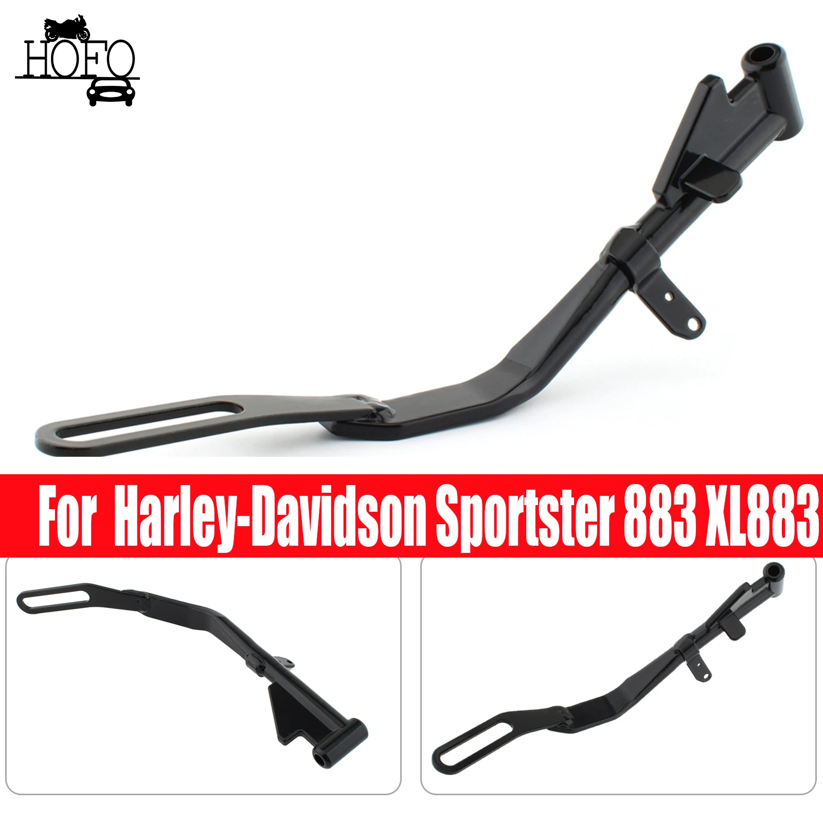 حامل جيفي للدراجة النارية باللون الأسود لدراجة Harley-Davidson Sportster 883 XL883 Iron 2004-2006