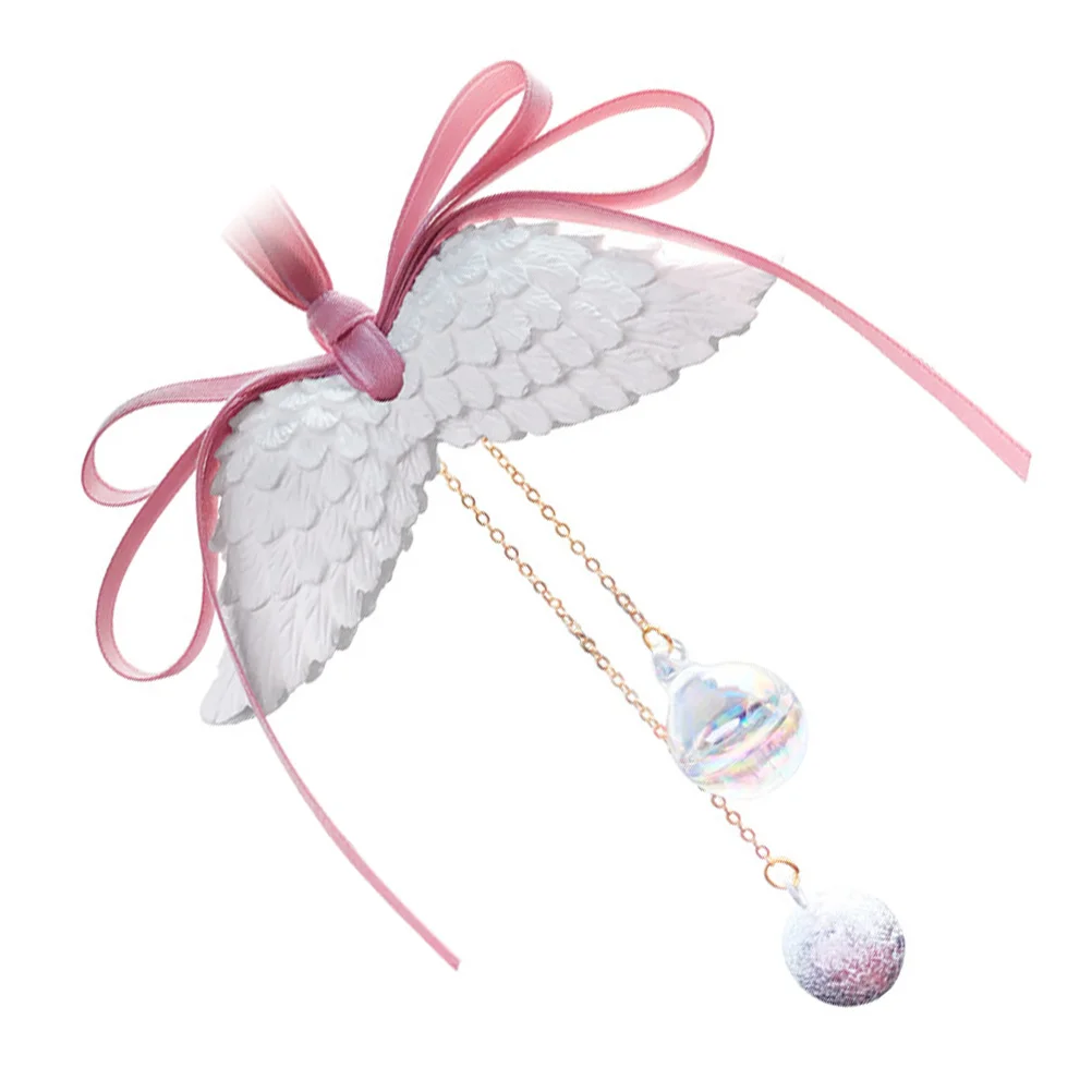 

Aromatherapy Pendant Car Fragrance Rearview Plaster Compact Convenient Hanging Accessories Stereo Wing Design Beautiful Car