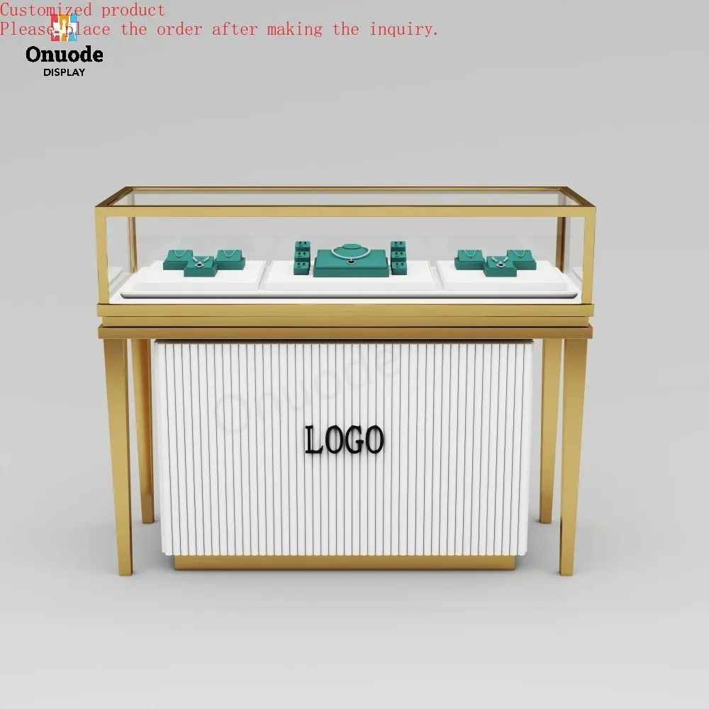 

Custom.Hot Selling Custom High-End Glass Watch Cabinet Luxury Jewelry Showcase for Indoor Kiosks