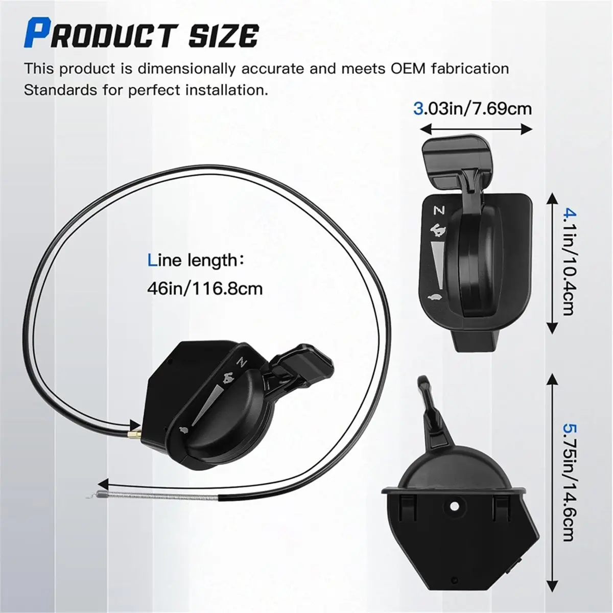 RECOMMENDATION  946-05098C/746P06431/746-06891 Cable is for XT1 Handle Pull Wire