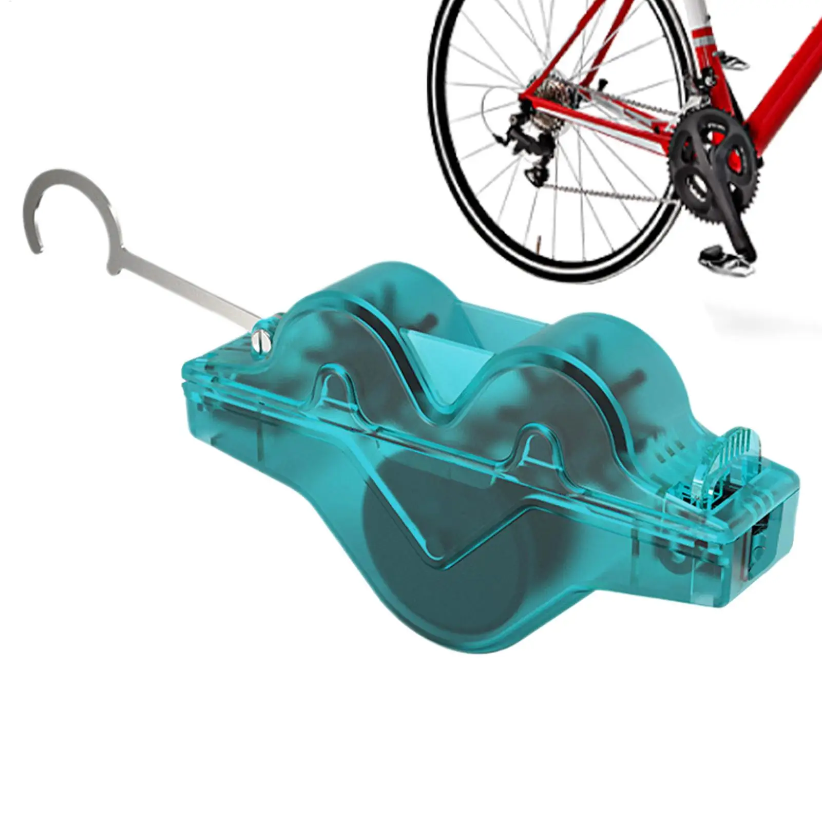 

1pc Bike Chain Scrubber Efficient Bicycle Frog Chain Cleaner Cycling Scrubber Washer Bicycle Cleaning Machine Maintenance Tool