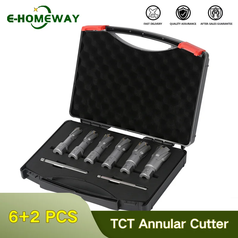 12-65mm * 35mm Tiefe tct Rings ch neider 3/4 "Schweiß schaft Magnet bohrer Werkzeug zum Erstellen von Löchern auf Edelstahl Metall arbeiten – Detail 1