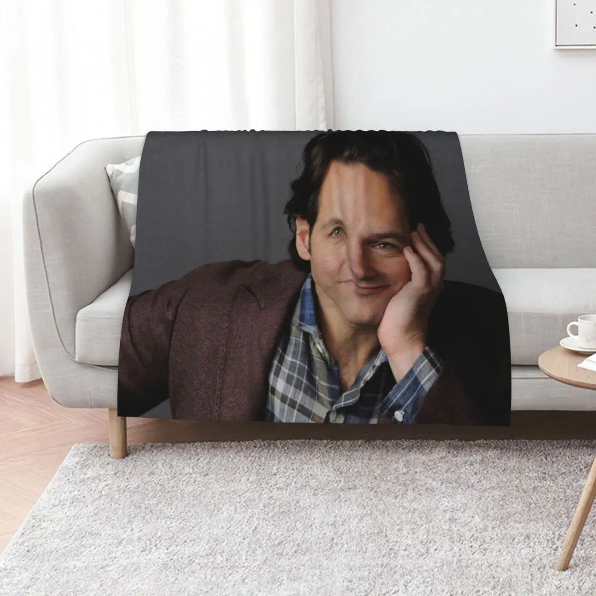 

Paul Rudd Throw Blanket Thermal For Baby halloween Beach Blankets