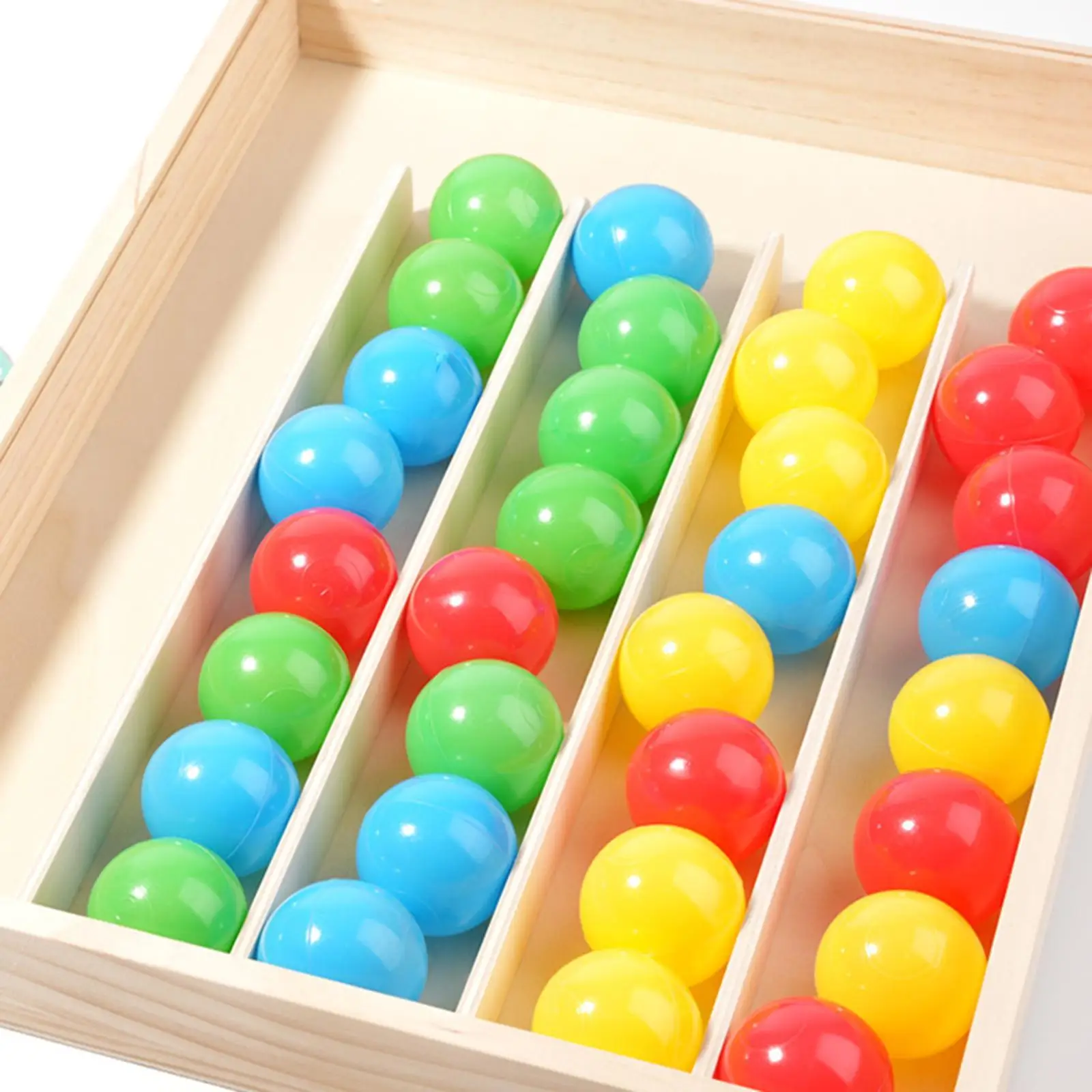 Brinquedos de classificação de cores correspondência de cores reconhecimento portátil brinquedos sensoriais brinquedo de aprendizagem para crianças de 3 anos ou mais crianças meninos meninas