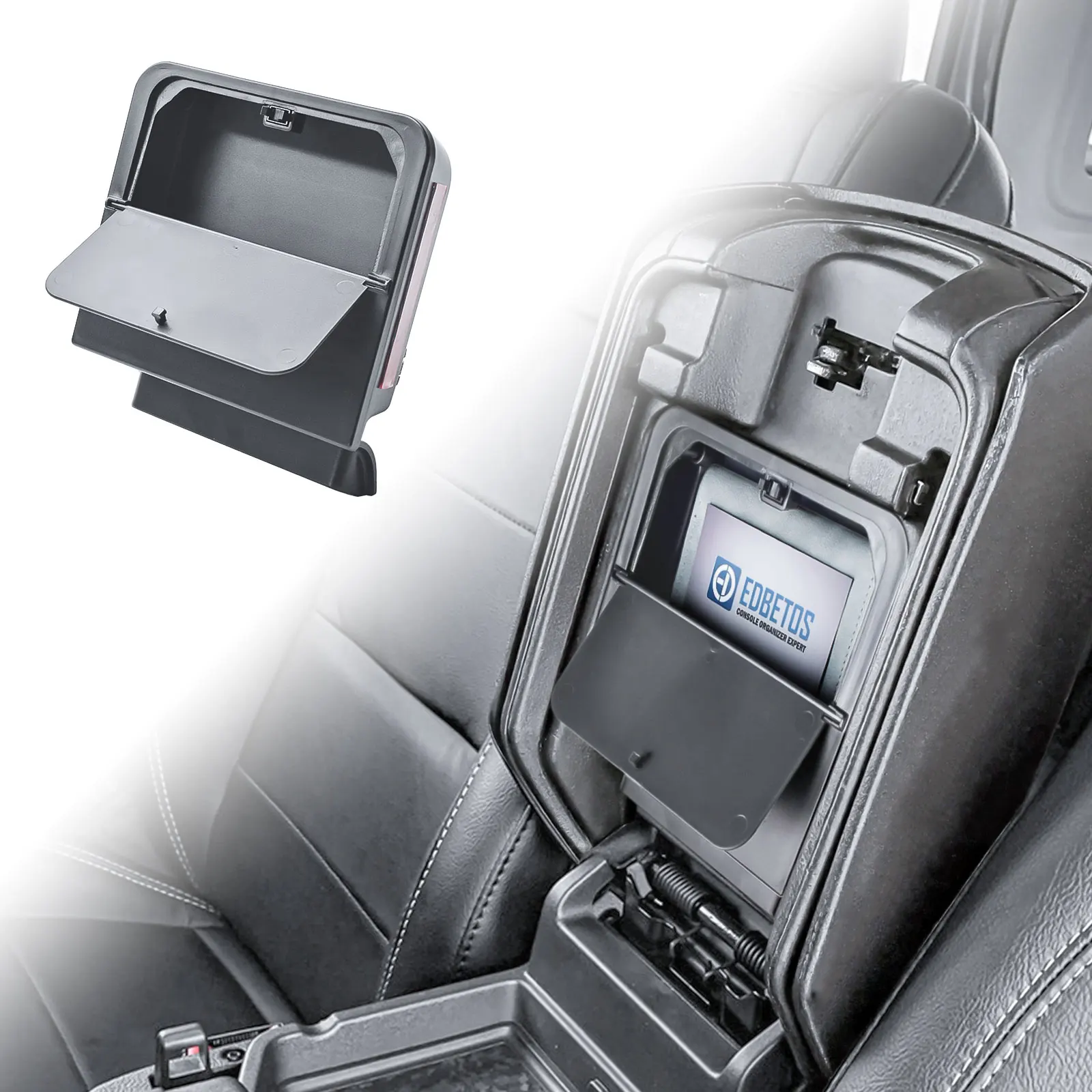 Center Console Hidden Storage Box for 2018-2024 2025 Jeep Wrangler JL/JLU and 2020-2025 Jeep Gladiator JT/Wrangler 4XE (21-24)