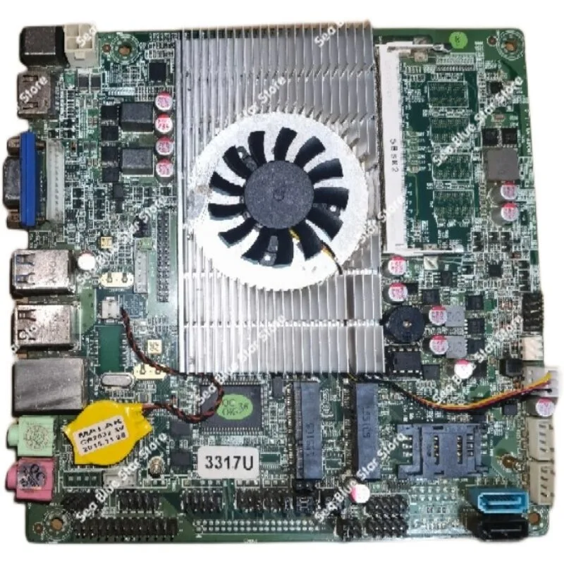 Industrial Board 3rd Generation I5MINI-ITX All-in-one Machine Mini Multi-COM Port I5-3317U Second-hand Disassembly Main Board