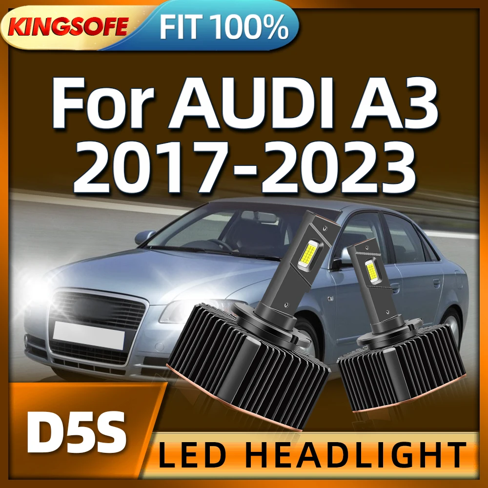 

Roadsun 2PCS LED Headlight D5S Lamp Bulbs 30000LM Super Bright For AUDI A3 2017 2018 2019 2020 2021 2022 2023