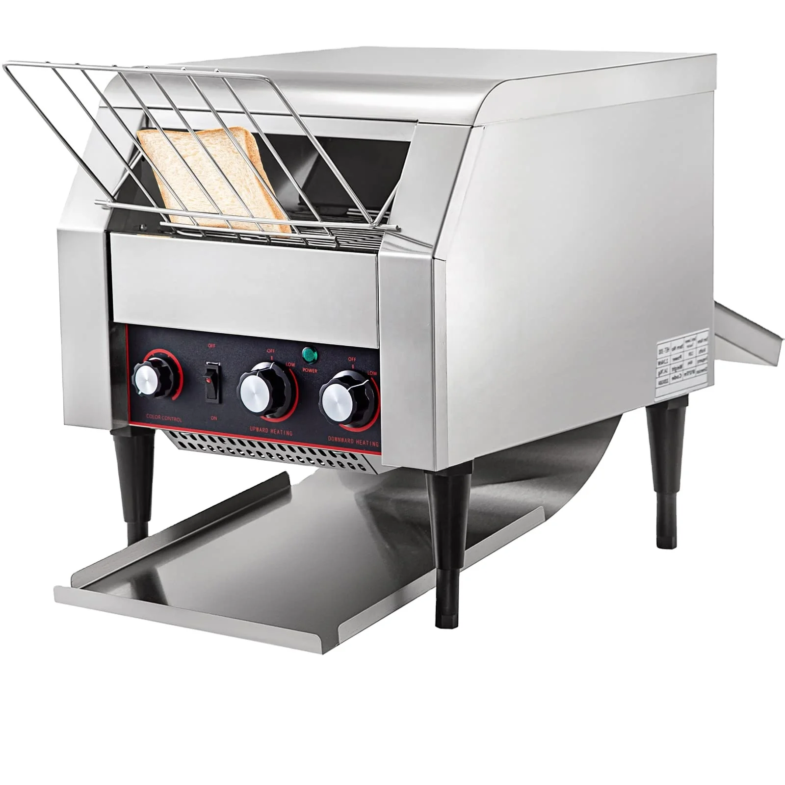 300D Automatic Bread Toaster Commercial Bread Conveyor Toaster Stainless Steel Bread Baker For Breakfast For Hot Sale