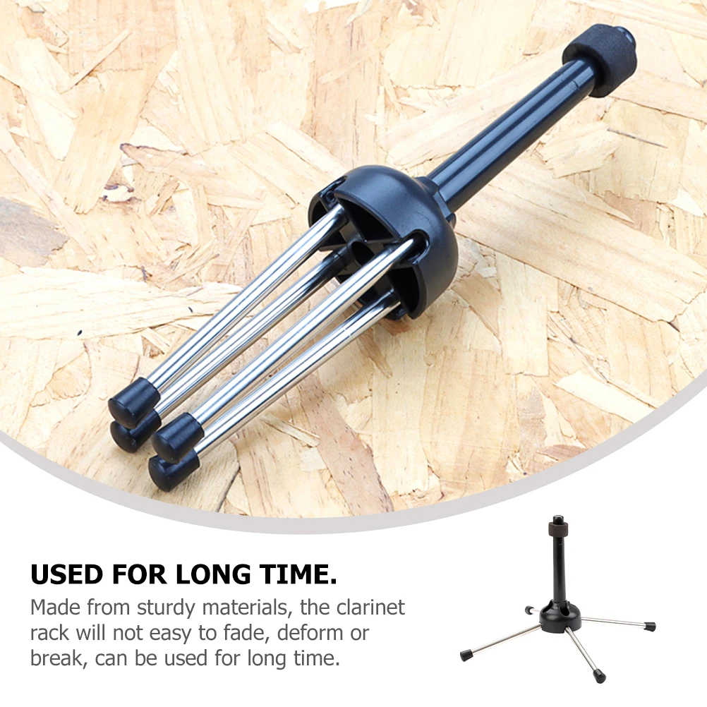 

Portable Flute Stand Rack Holder for Clarinet Oboe Wind Instruments Durable Small Bracket Accessories Flute Display Storage