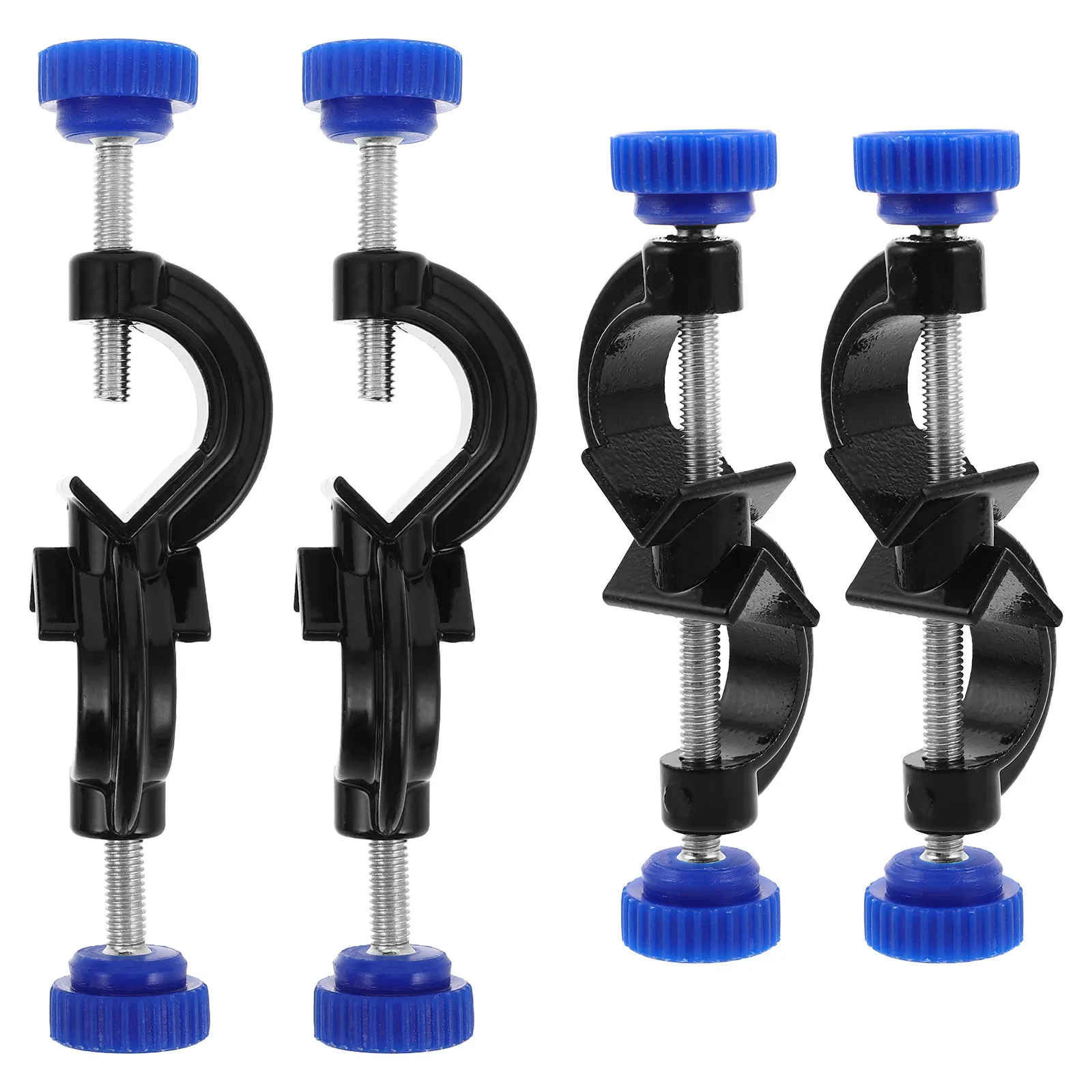 

4 Pcs Cross Clip Accessories Desktop Clamp Mounting Bracket Lab Equipment Holders Plastic Retort Clips