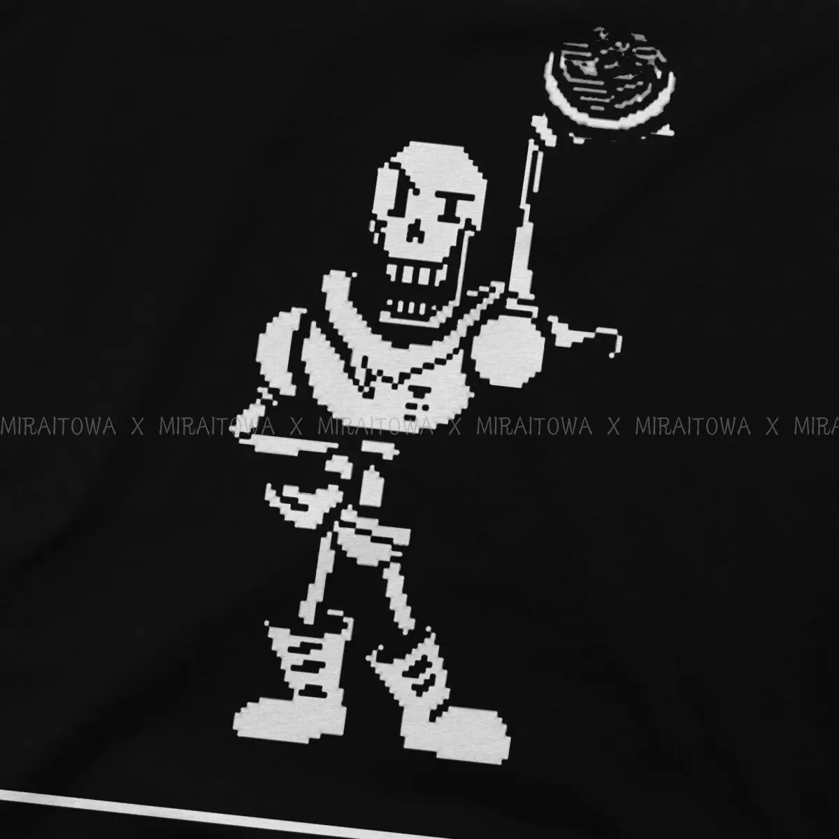 Papyrus Spaghetti  Newest TShirts Undertale Role Playing Game Male Style Fabric Streetwear T Shirt O Neck