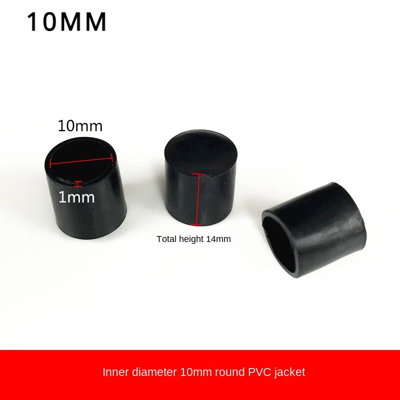 Runde Gummi Stuhl Bein Pad 10/12/14/16/20/25mm Möbel Bein Tisch End Stecker PVC Stille Anti-rutsch Boden Schutz Kappe Fuß Abdeckung