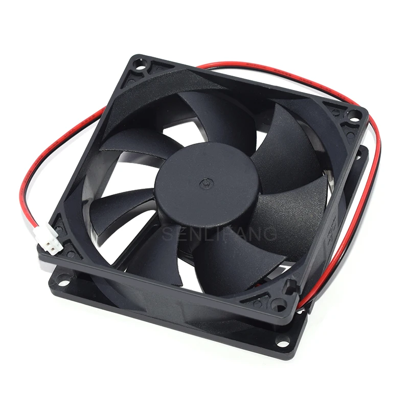 Ventilateur de refroidissement Double silencieux, bien testé, 8025 8cm 80x80x25mm, DC 12v, 0,08a