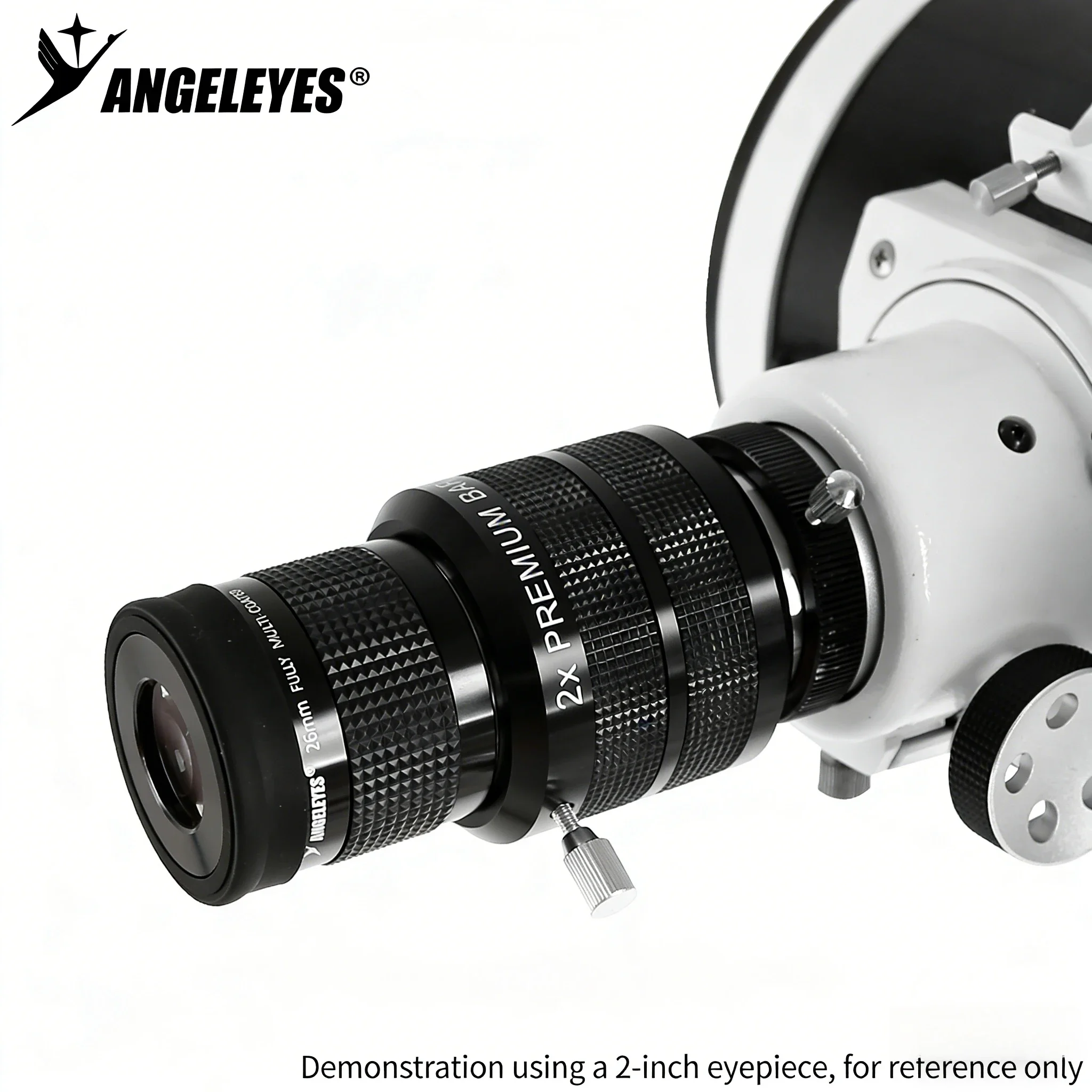 Angeleye 2 inch 2X/3X/5X apochromatic magnifying glass/Barlow Mirror 2 groups 4 slice astronomical telescope accessories