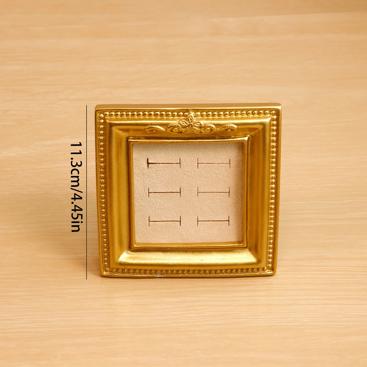 樹脂リングディスプレイスタンドレトロファッションリングディスプレイホルダー高級リングオーガナイザーラックデスクトップ装飾リング収納棚