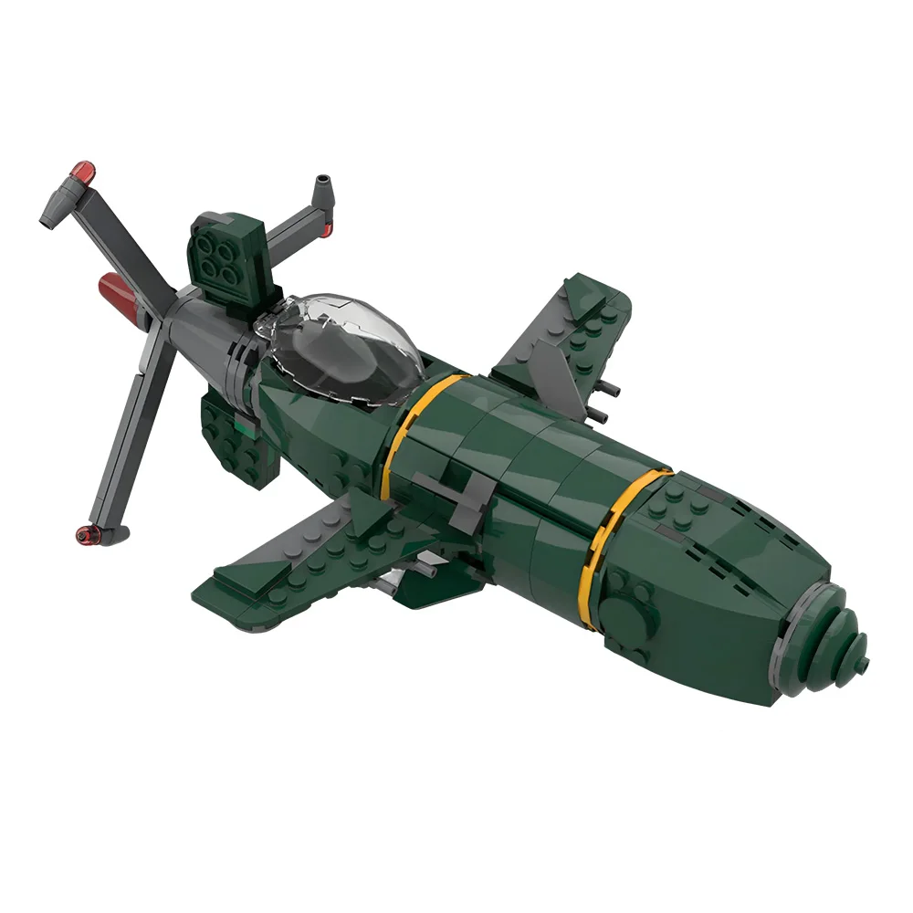 

Gobricks MOC HYDRAs Parasites Fighter Building Blocks Model Space military fighter Bricks diy Assembled Toy Children Gift