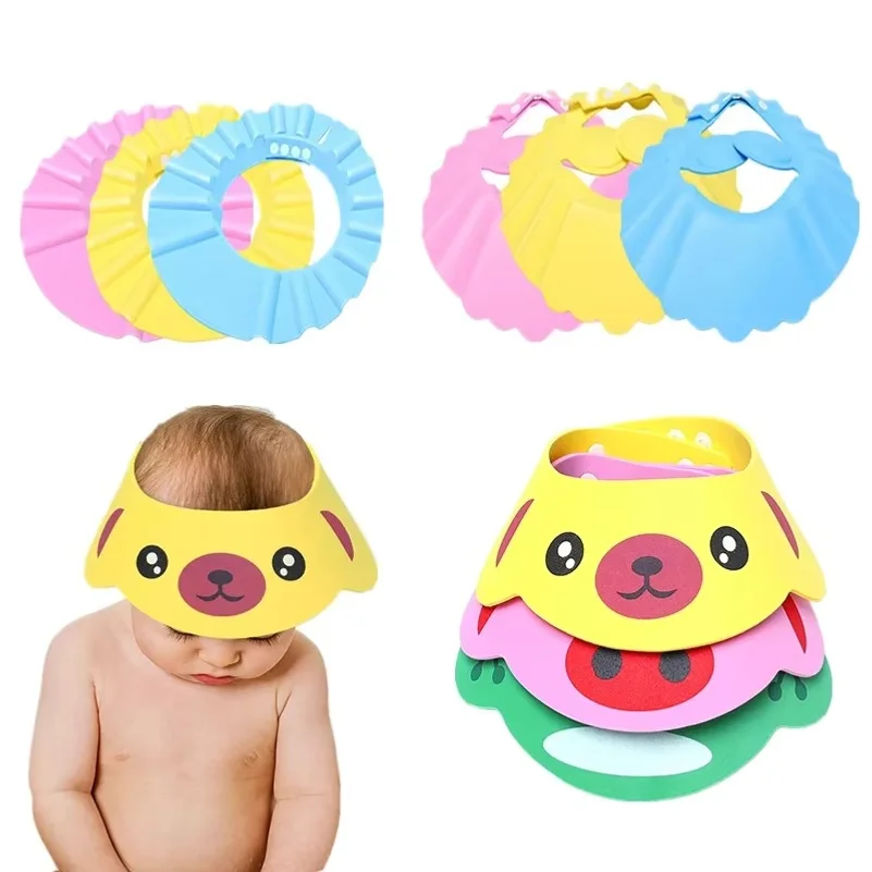 Baby Washing Hat Toddler Kids Wash Hair Shield Direct Visor Caps Shampoo Bathing Shower Cap For Children Baby Care hot sale
