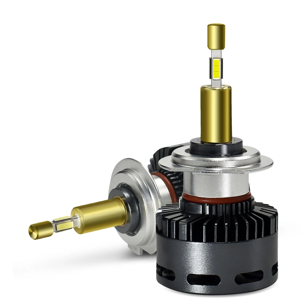 Automotive optical copper post LED headlight bulb 110W H1 H7 H4 H11 9005 HB3 9006 HB4 9012 HIR2 car light