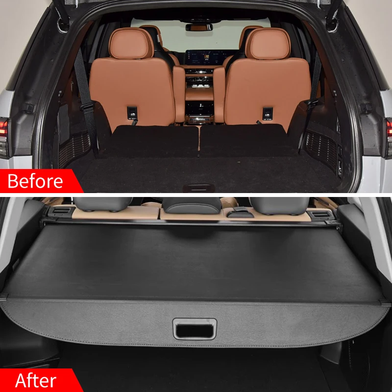 

For Lincoln Aviator 2018-2024 Retractable Trunk Cargo Cover Parcel Rack Waterproof Shield Privacy Auto Accessories