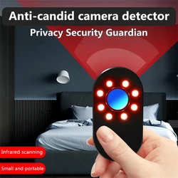 Mini Anti-Candid Camera Detector Portable Hotel Travel Infrared Detector Handheld Anti Peeping Detector Security Protection