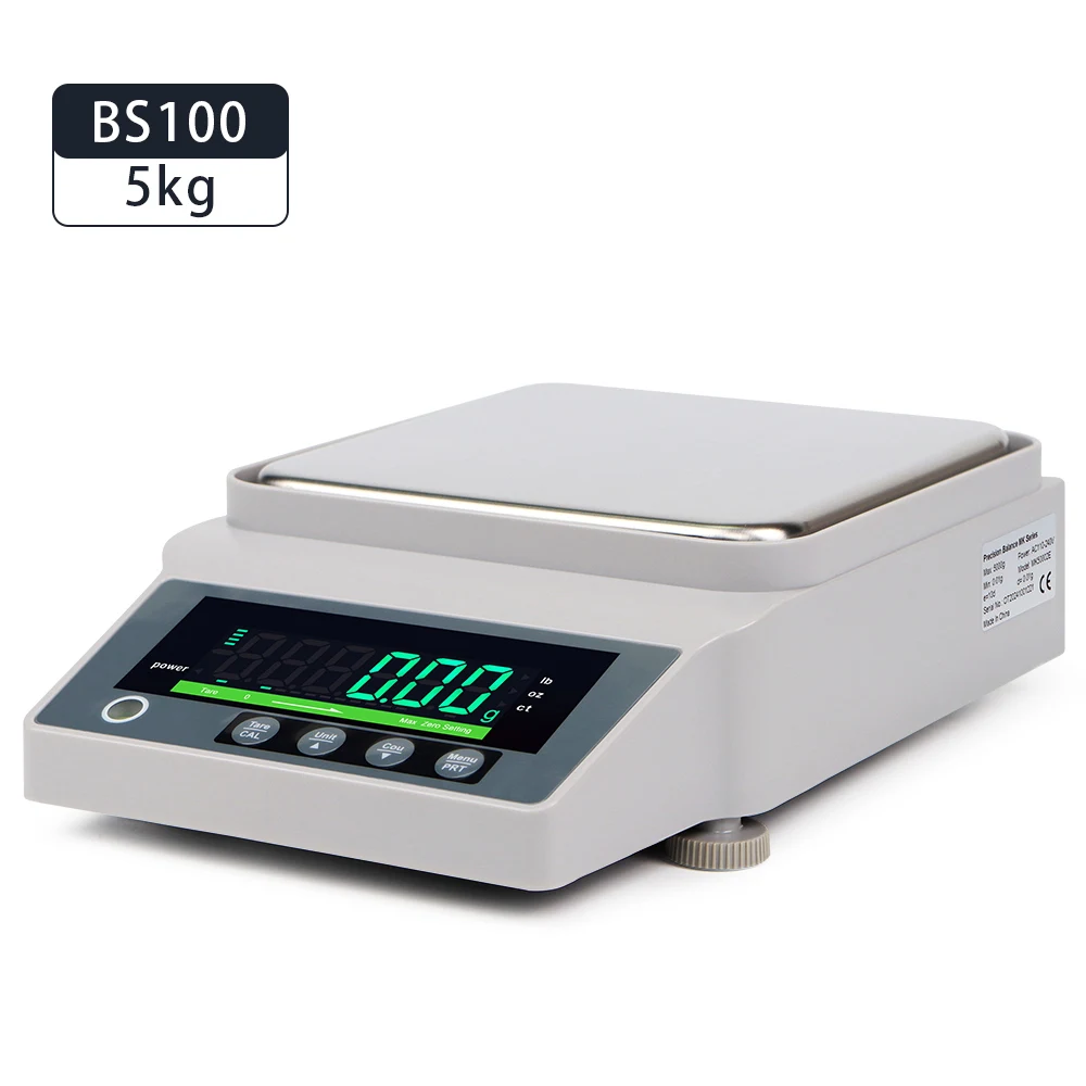 5kg*0.01g Electronic Balance Scale Laboratory With LCD Digital Display Industrial Use Weighing Scales Precision Balances Lab